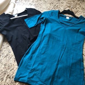 Two brand new without tags tunic shirts